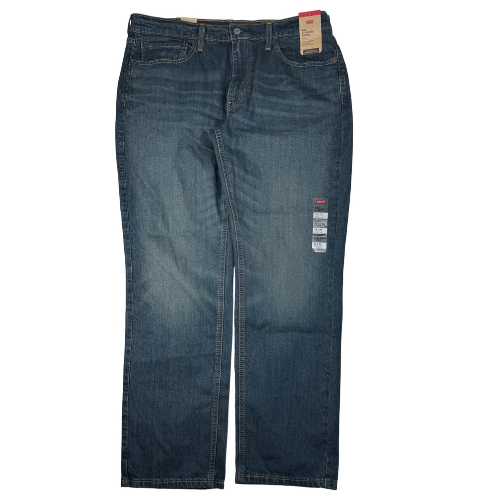 NWT Levi's 541 Athletic Taper W\Stretch Jeans Blue Men's Size 36x32 new